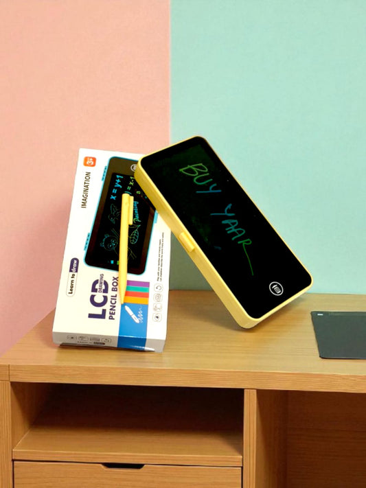 Digital LCD Writing Pad Pencil Box