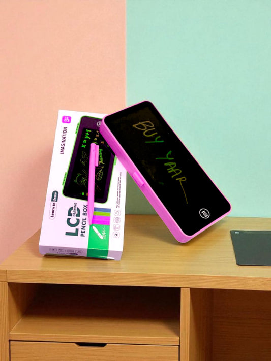 Digital LCD Writing Pad Pencil Box