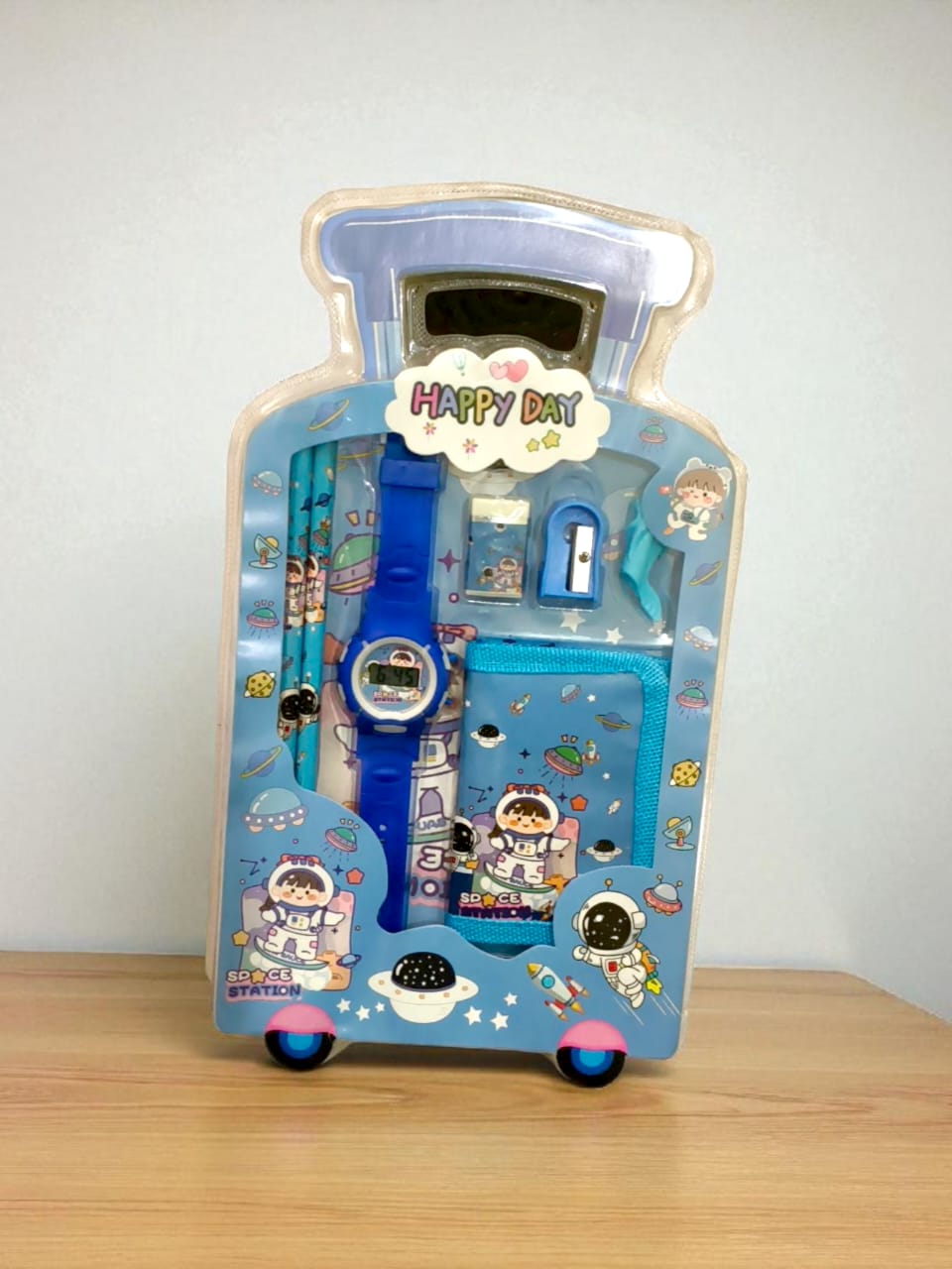 Stationery & Watch Set Combo Space Theme